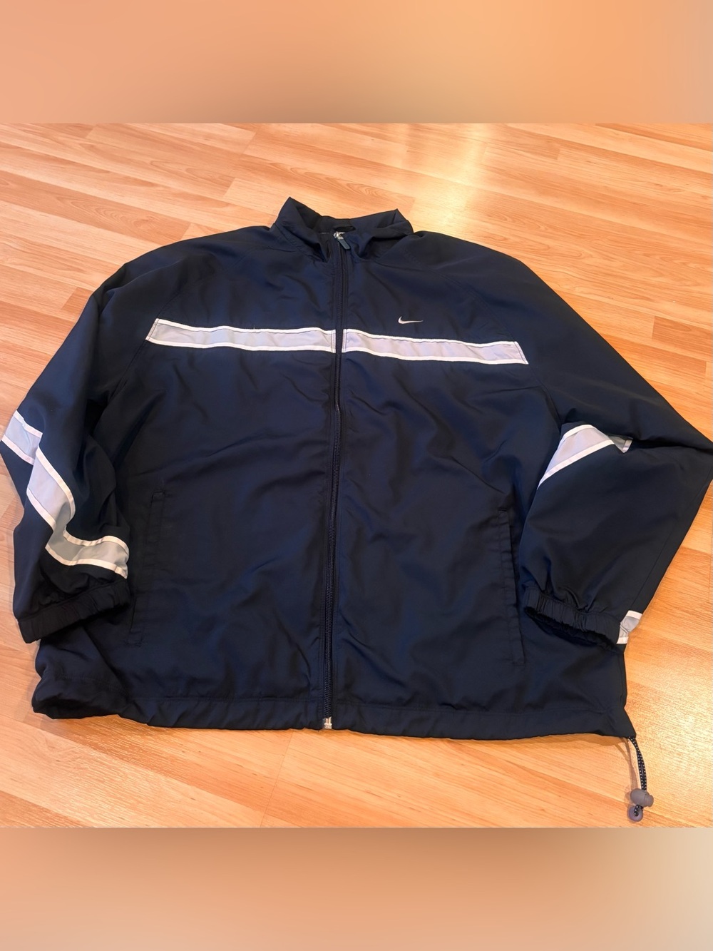 Nike Black Windbreaker/Track Jacket‎